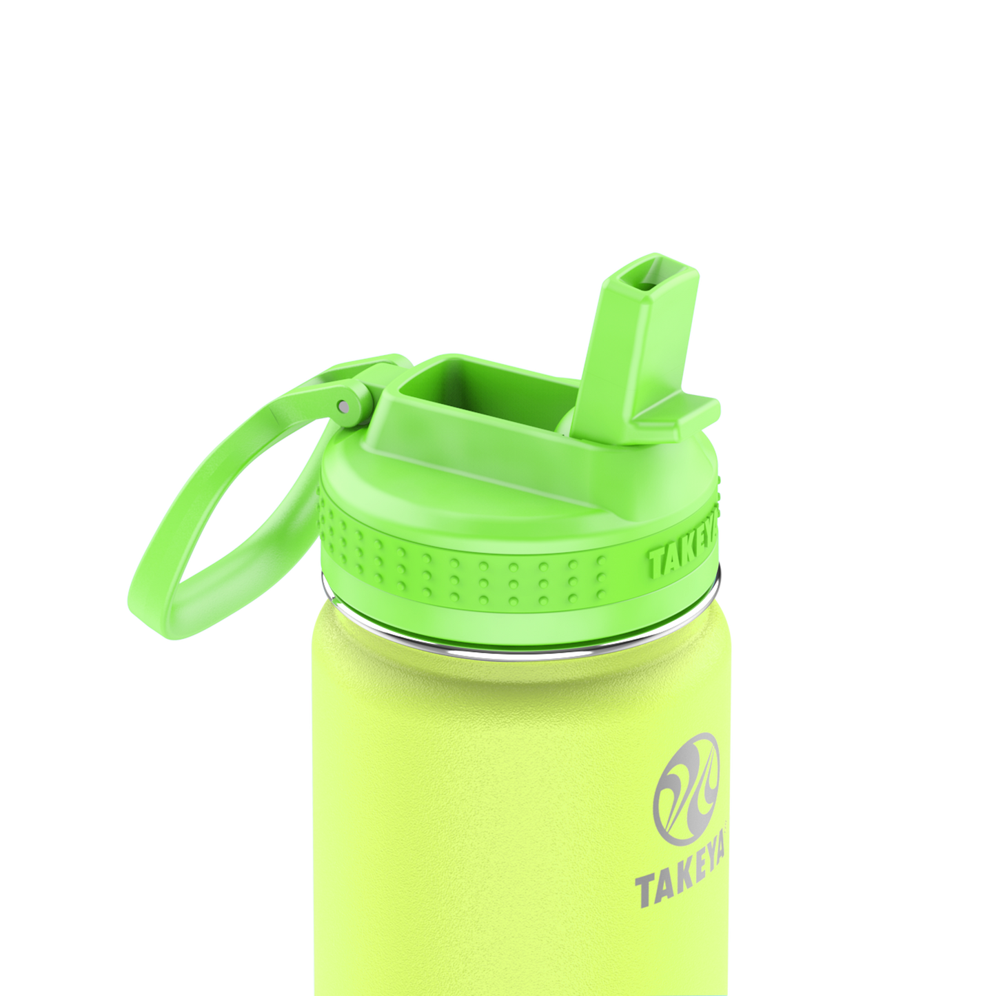 actives-kids-glow-in-the-dark-water-bottle-with-straw-lid-o2 51075-Actives-Kids-Straw-18-GID-LightningGreen-closeup.png