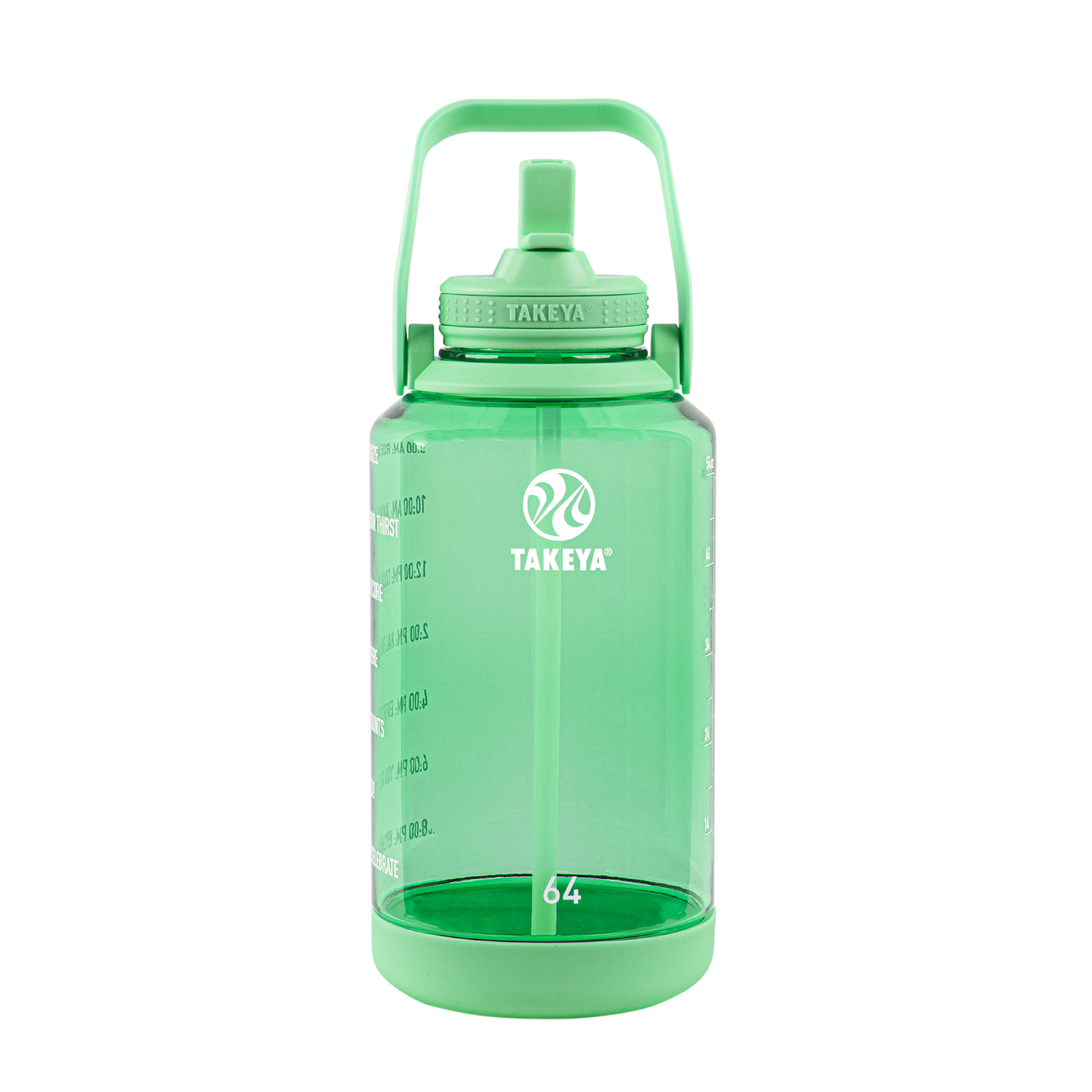 tritan-motivational-water-bottle-with-straw-lid-s3 54101-Tritan-Straw-Motivational-64-PistactioGreen-front.png